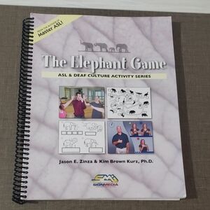 The Elephant Game: ASL & Deaf Culture Activity‎ Series (Workbook)